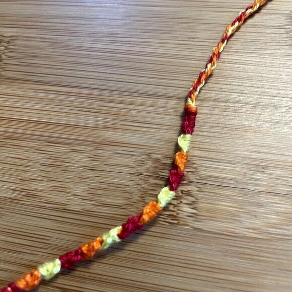 Sabine Woven Bracelet anklet trendy comfortable tie embroidery thread woven gift - Picture 2 of 3